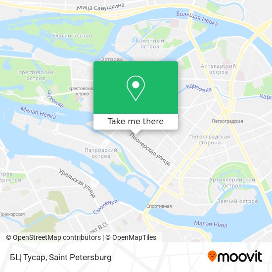 БЦ Тусар map