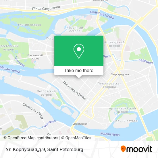 Ул.Корпусная,д.9 map