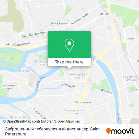 Заброшенный туберкулезный диспансер map