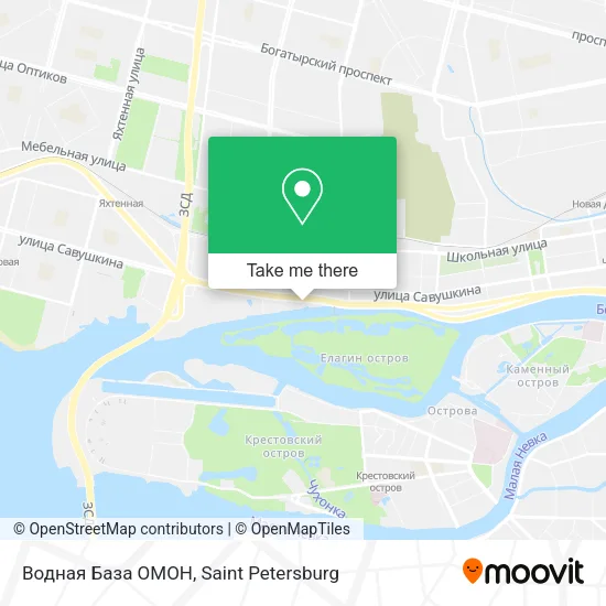 Водная База ОМОН map