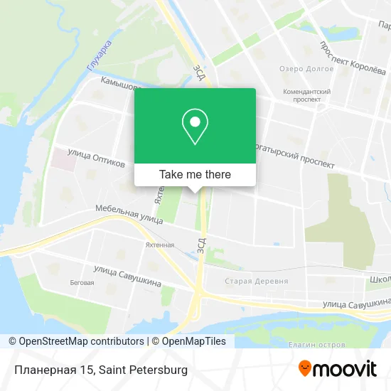 Планерная 15 map