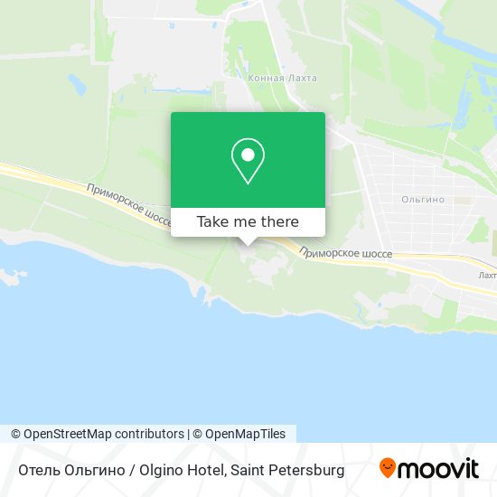 Отель Ольгино / Olgino Hotel map