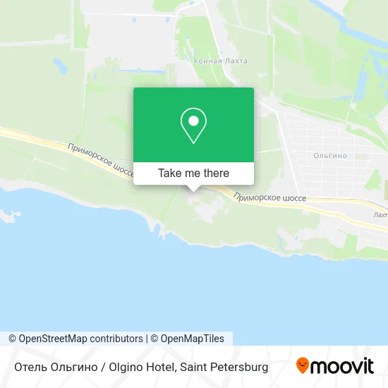 Отель Ольгино / Olgino Hotel map