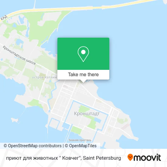приют для животных " Ковчег" map