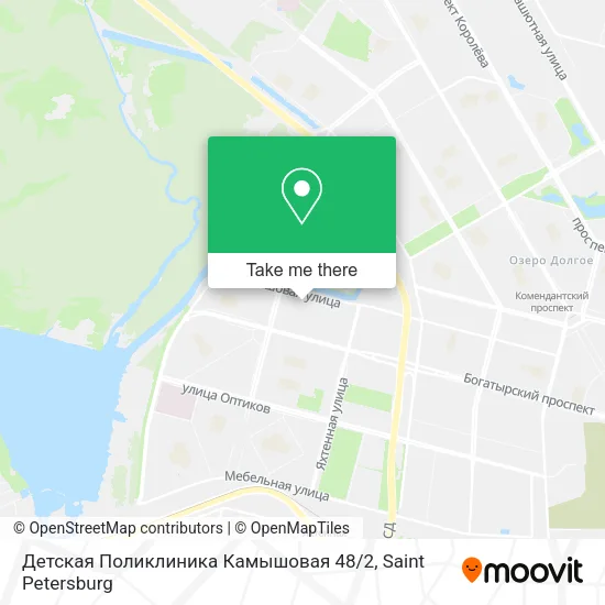 Детская Поликлиника Камышовая 48 / 2 map