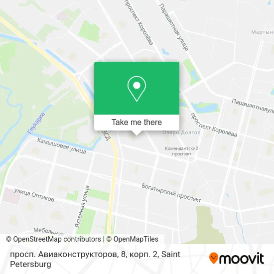 просп. Авиаконструкторов, 8, корп. 2 map