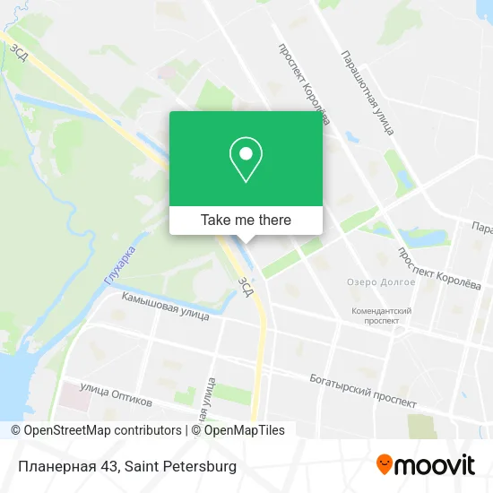 Планерная 43 map