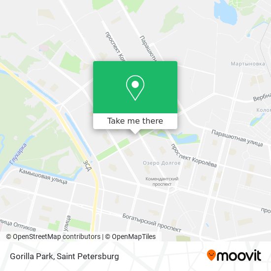 Gorilla Park map