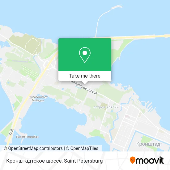 Кронштадтское шоссе map
