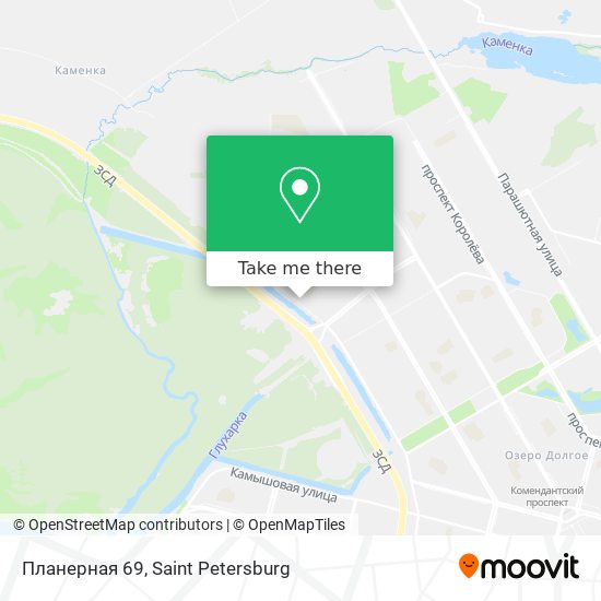 Планерная 69 map