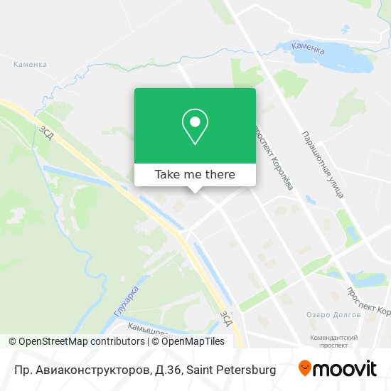 Пр. Авиаконструкторов, Д.36 map