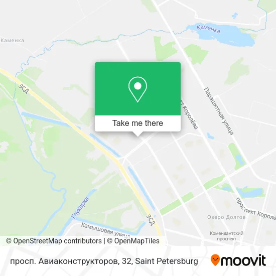просп. Авиаконструкторов, 32 map