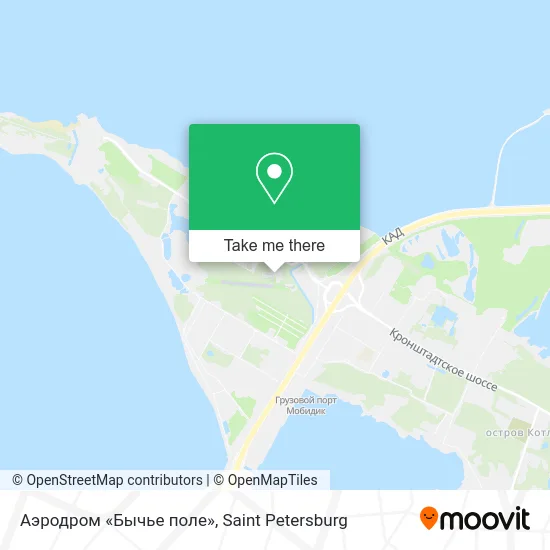 Аэродром «Бычье поле» map