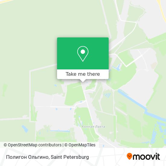 Полигон Ольгино map