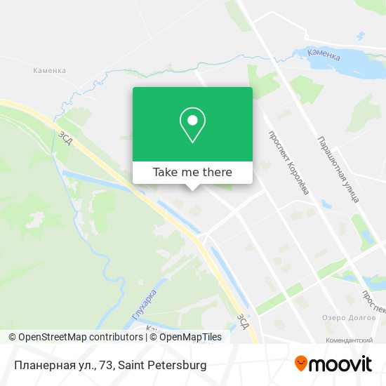 Планерная ул., 73 map