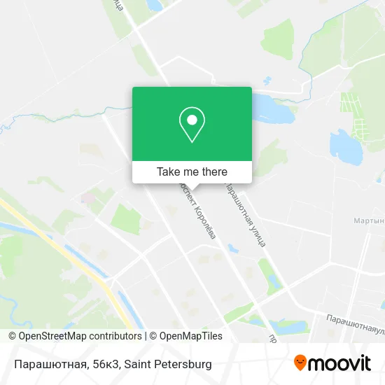 Парашютная, 56к3 map