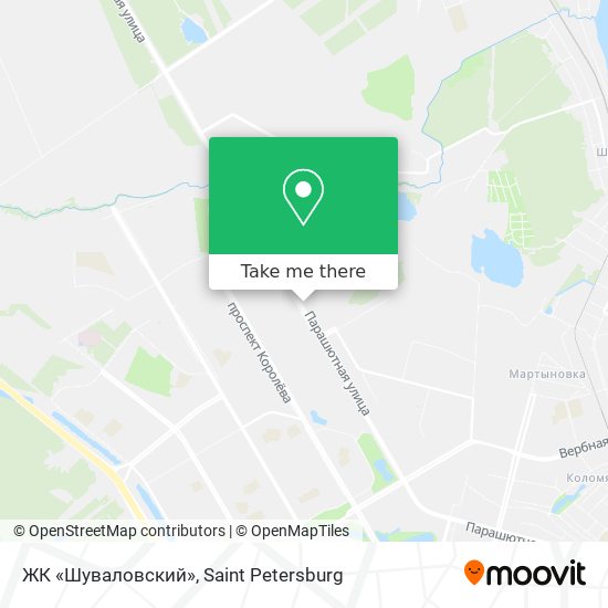 ЖК «Шуваловский» map
