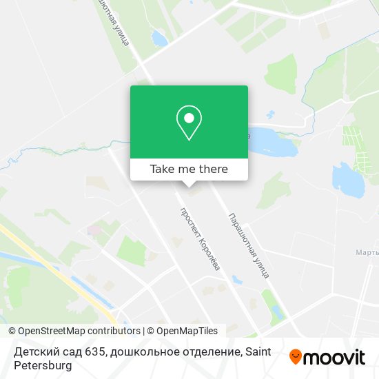 Детский сад 635, дошкольное отделение map