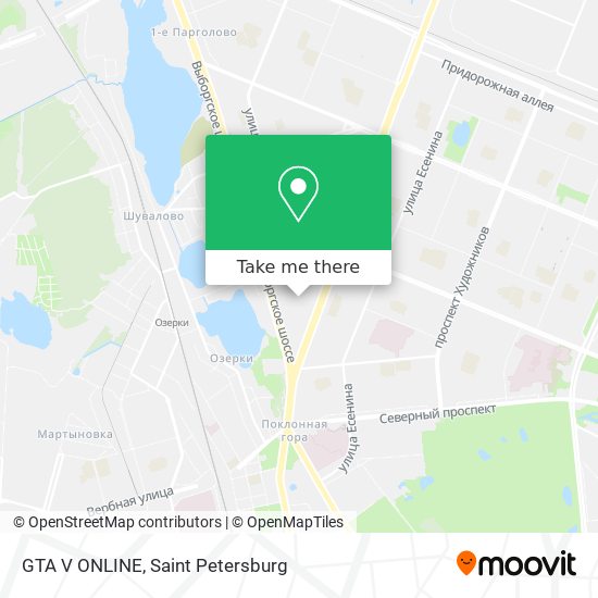 GTA V ONLINE map