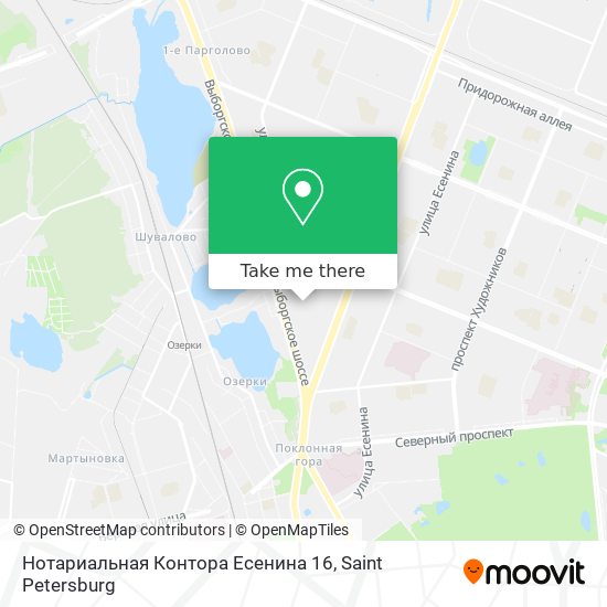 Нотариальная Контора Есенина 16 map