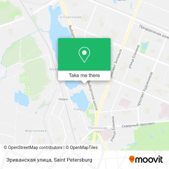 Эриванская улица map