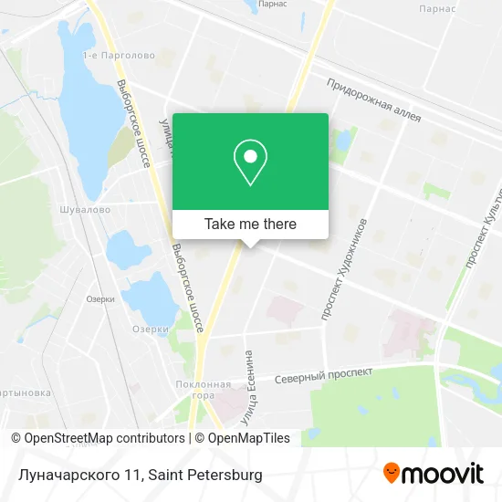 Луначарского 11 map