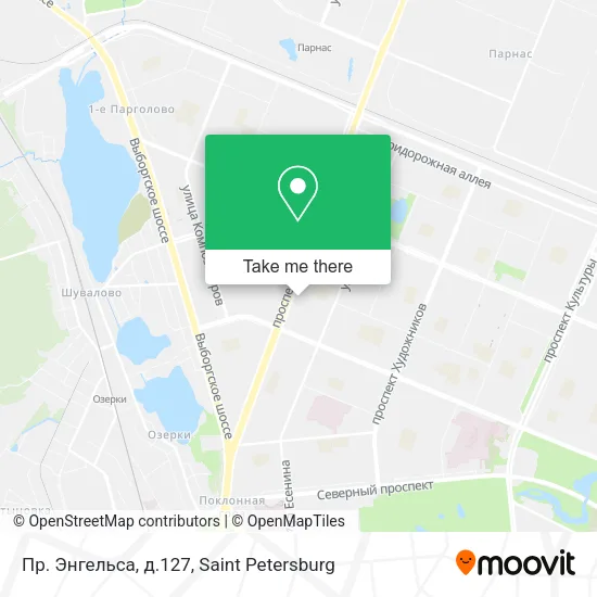 Пр. Энгельса, д.127 map