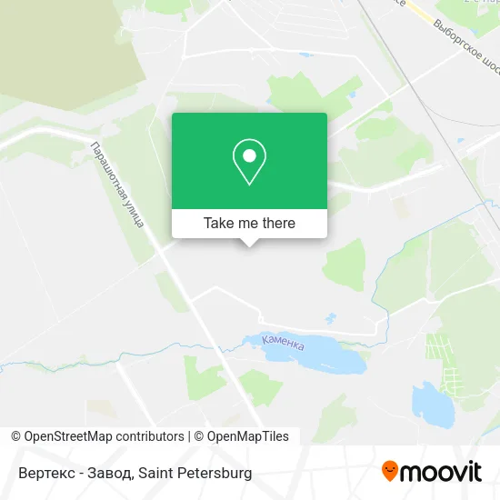 Вертекс - Завод map