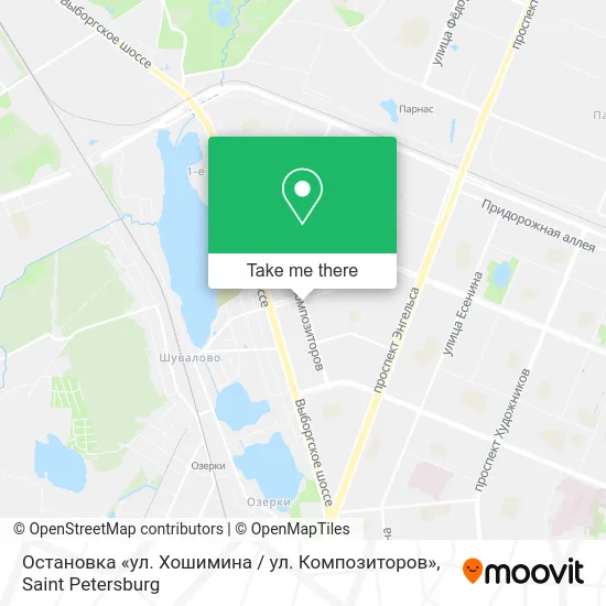 Остановка «ул. Хошимина / ул. Композиторов» map