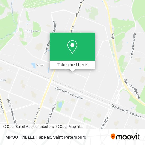МРЭО ГИБДД Парнас map