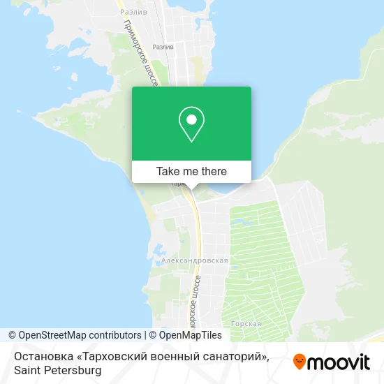 Остановка «Тарховский военный санаторий» map