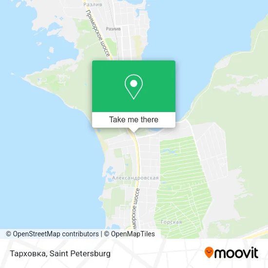 Тарховка map