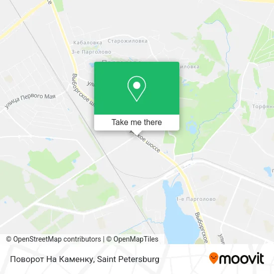 Поворот На Каменку map