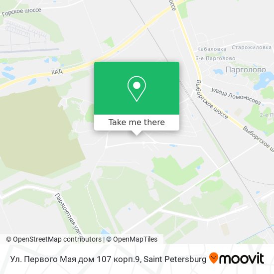 Ул. Первого Мая дом 107 корп.9 map