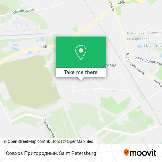 Совхоз Пригородный map