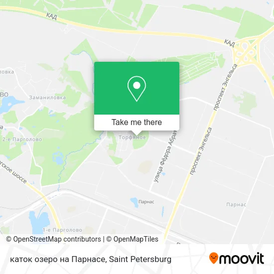 каток озеро на Парнасе map