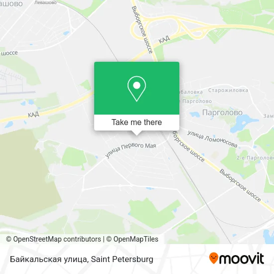 Байкальская улица map