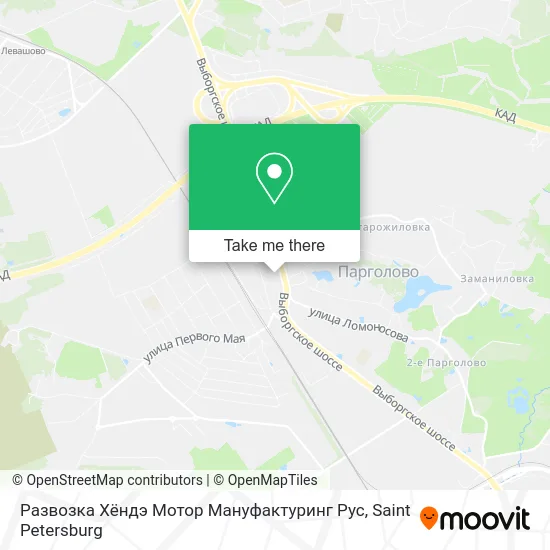 Развозка Хёндэ Мотор Мануфактуринг Рус map