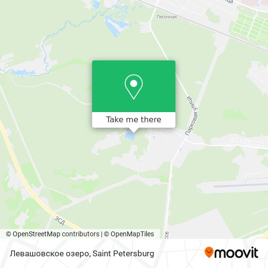 Левашовское озеро map