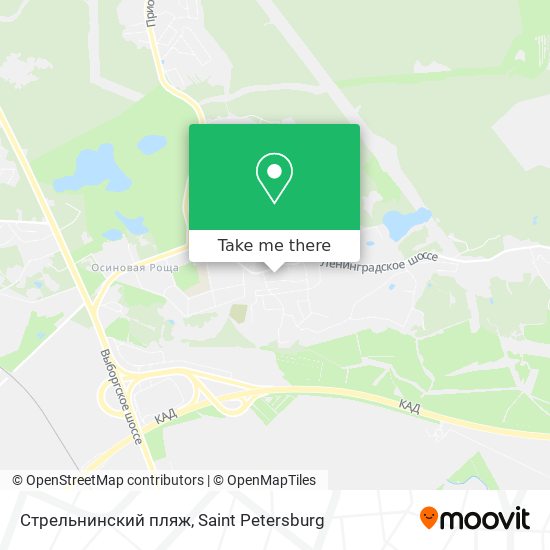Стрельнинский пляж map