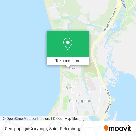 Сестрорецкий курорт map