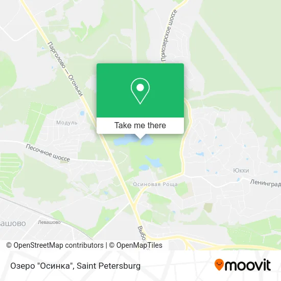 Озеро "Осинка" map