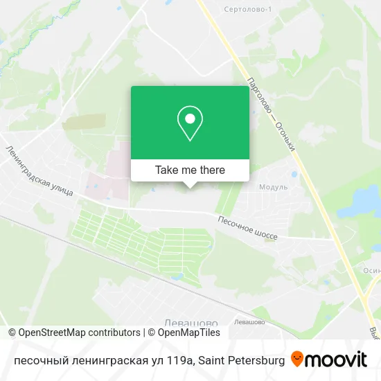 песочный ленинграская ул 119а map