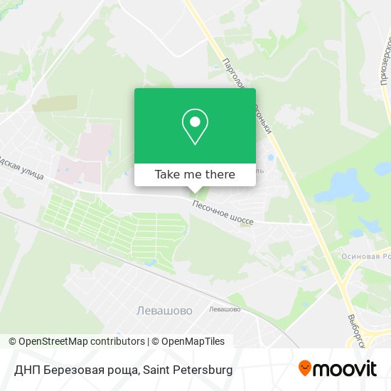 ДНП Березовая роща map