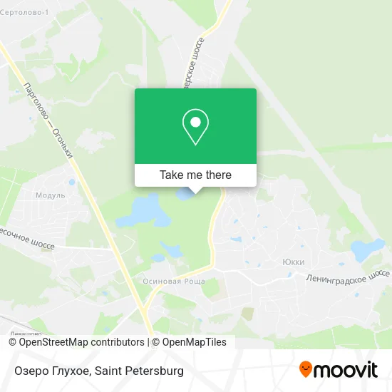Озеро Глухое map