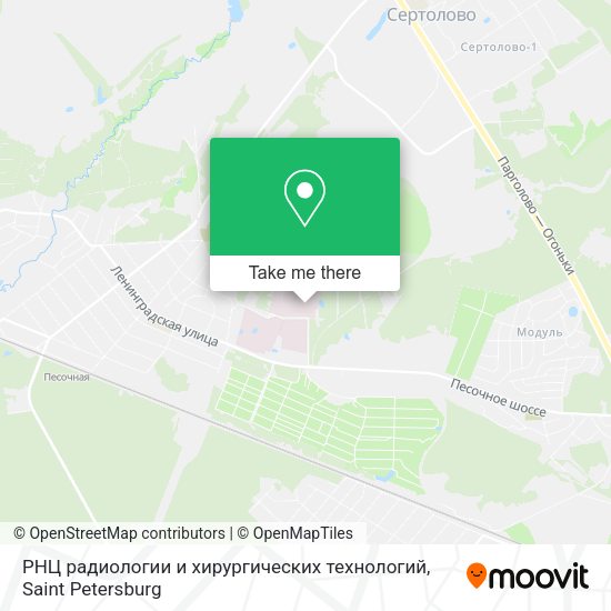 РНЦ радиологии и хирургических технологий map