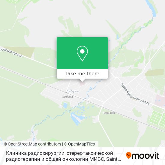 Клиника радиохирургии, стереотаксической радиотерапии и общей онкологии МИБС map