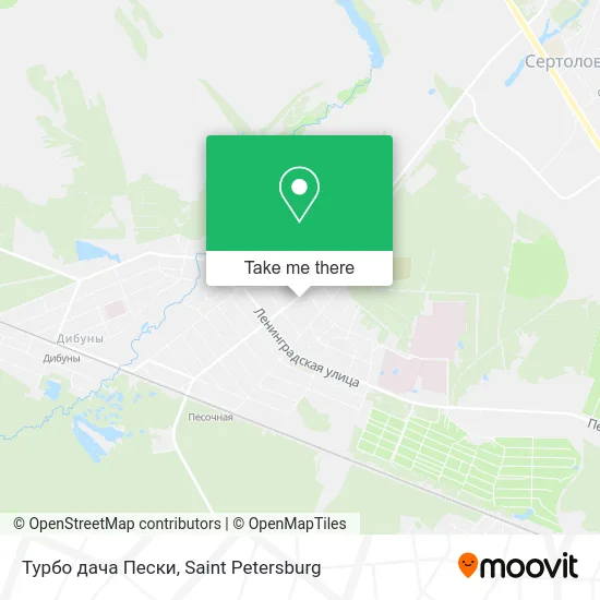 Турбо дача Пески map