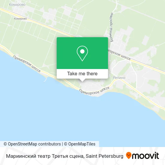 Мариинский театр Третья сцена map