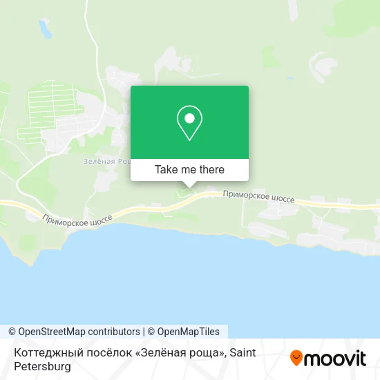 Коттеджный посёлок «Зелёная роща» map